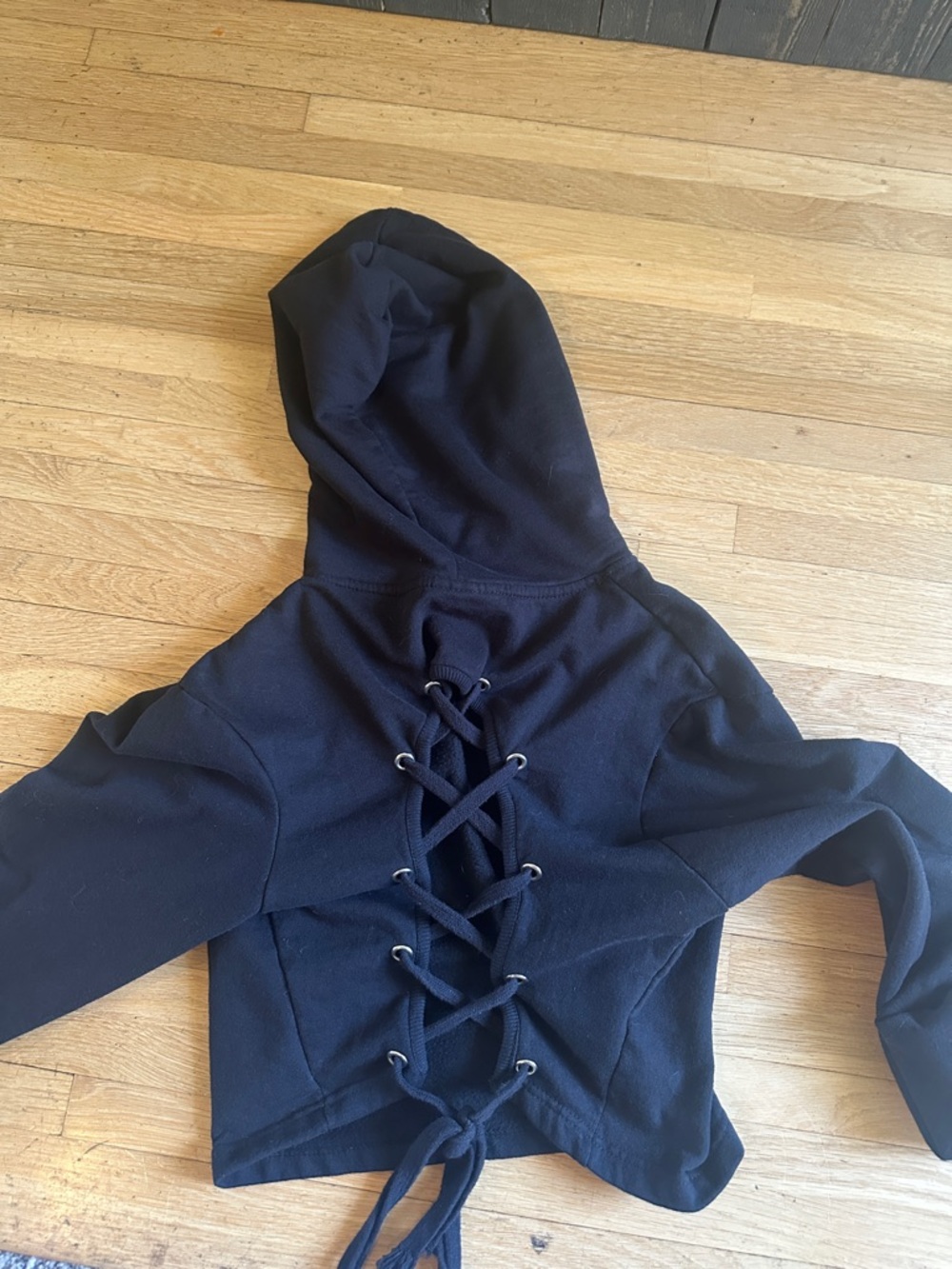 👑Authentic Branded Aaliyah Lace Back Hoodie